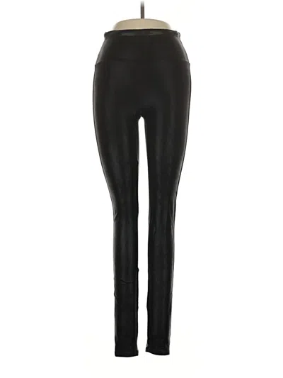 Pre-owned Spanx Active Pants In Black