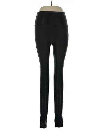 Pre-owned Spanx Active Pants In Black