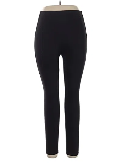 Pre-owned Spanx Active Pants In Black
