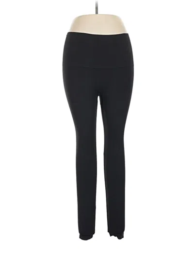 Pre-owned Spanx Active Pants In Black