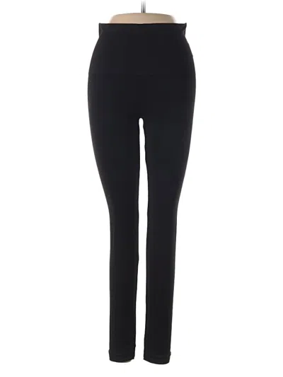 Pre-owned Spanx Active Pants In Black