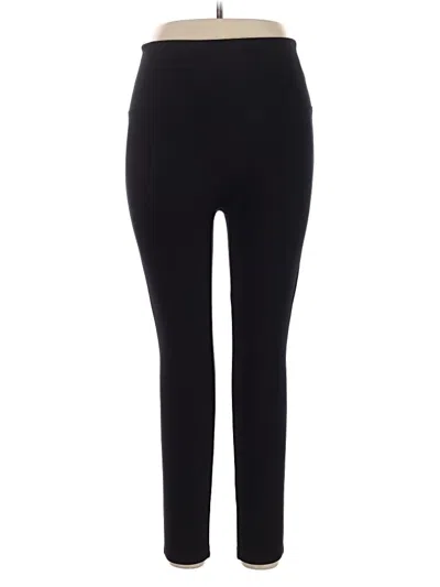 Pre-owned Spanx Active Pants In Black