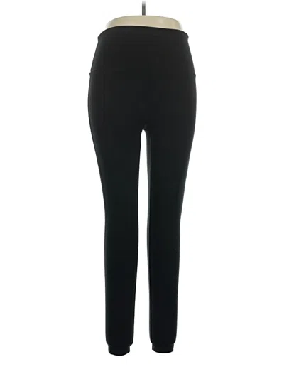 Pre-owned Spanx Active Pants In Black