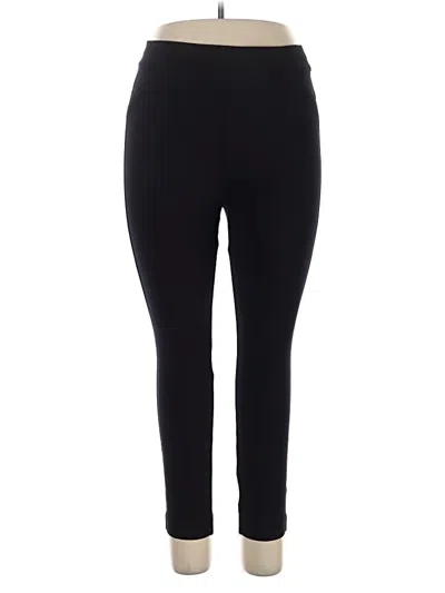 Pre-owned Spanx Active Pants In Black