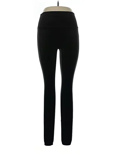 Pre-owned Spanx Active Pants In Black