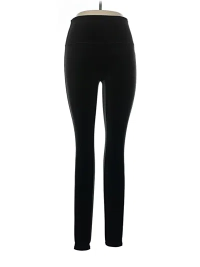 Pre-owned Spanx Active Pants In Black