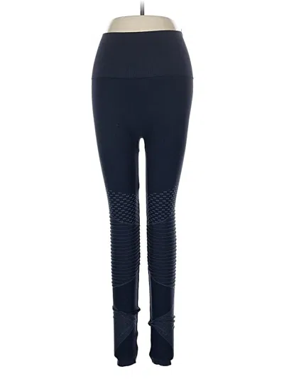 Pre-owned Spanx Active Pants In Blue