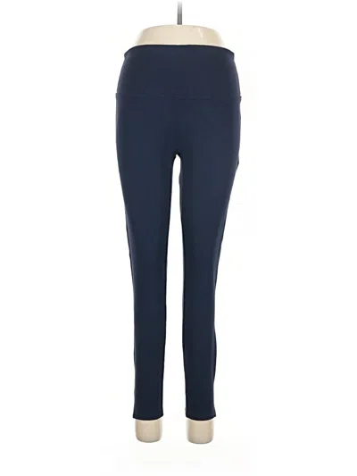 Pre-owned Spanx Active Pants In Blue
