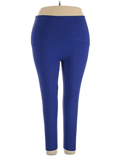 Pre-owned Spanx Active Pants In Blue