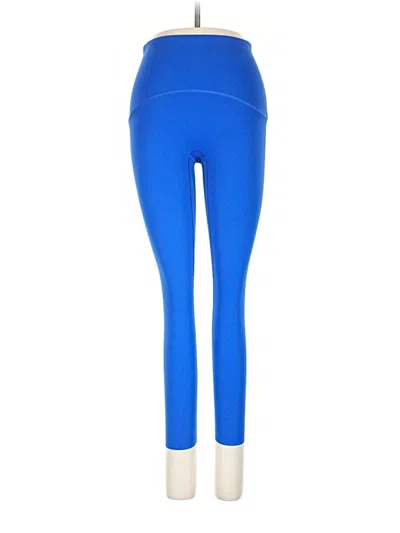 Pre-owned Spanx Active Pants In Blue