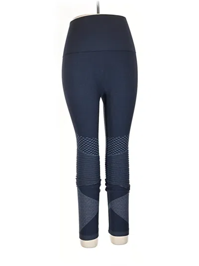 Pre-owned Spanx Active Pants In Blue