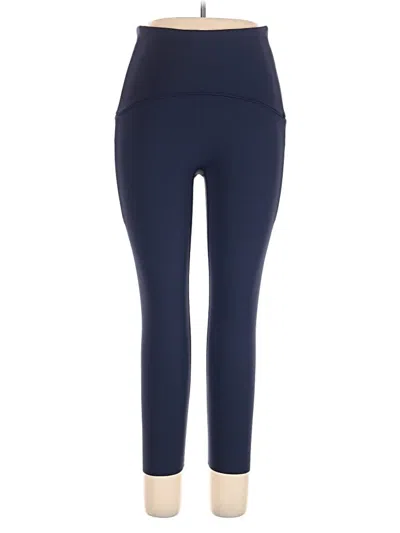 Pre-owned Spanx Active Pants In Blue