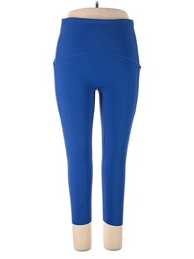 Pre-owned Spanx Active Pants In Blue