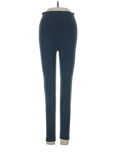 Pre-owned Spanx Active Pants In Blue
