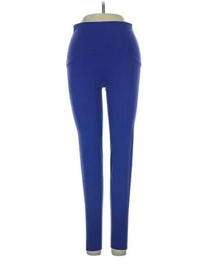 Pre-owned Spanx Active Pants In Blue
