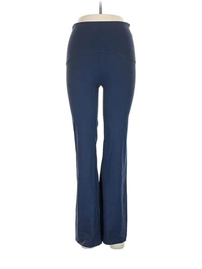 Pre-owned Spanx Active Pants In Blue