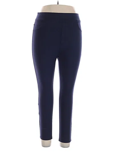 Pre-owned Spanx Active Pants In Blue