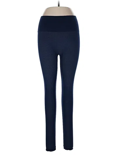 Pre-owned Spanx Active Pants In Blue