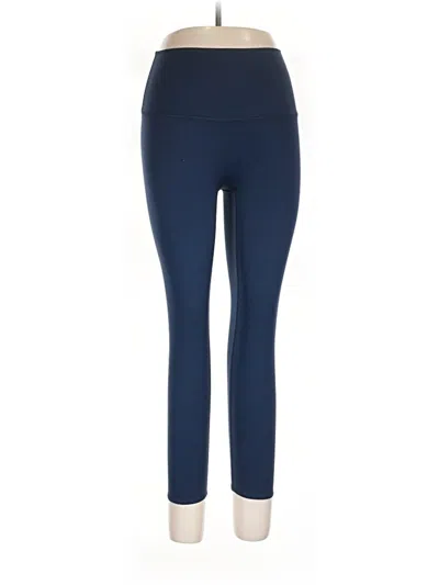 Pre-owned Spanx Active Pants In Blue