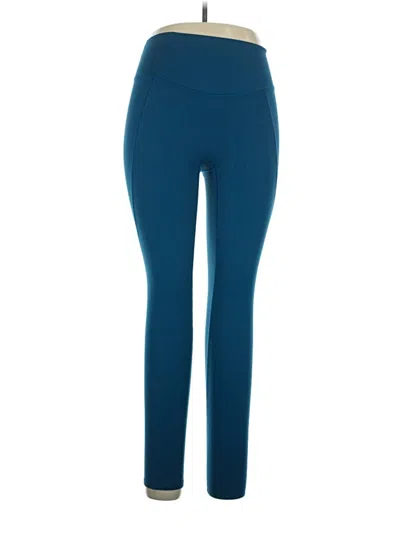 Pre-owned Spanx Active Pants In Blue