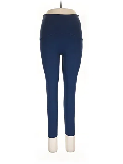 Pre-owned Spanx Active Pants In Blue