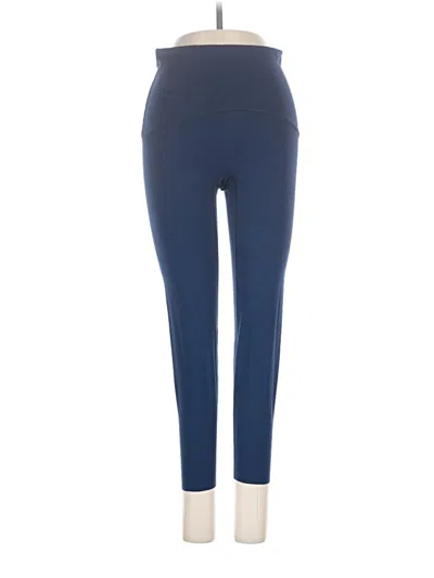 Pre-owned Spanx Active Pants In Blue