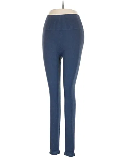 Pre-owned Spanx Active Pants In Blue