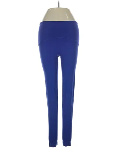 Pre-owned Spanx Active Pants In Blue