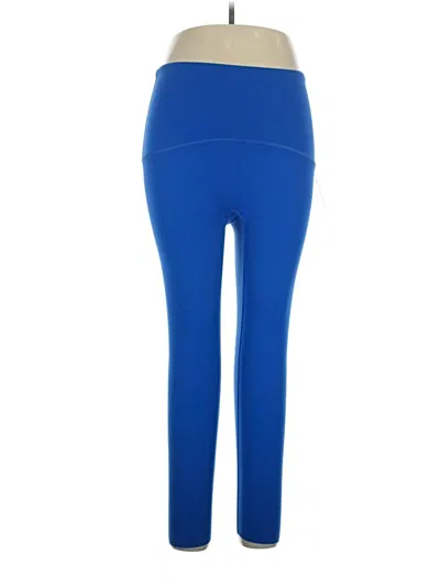 Pre-owned Spanx Active Pants In Blue