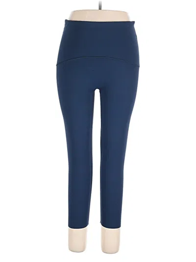 Pre-owned Spanx Active Pants In Blue