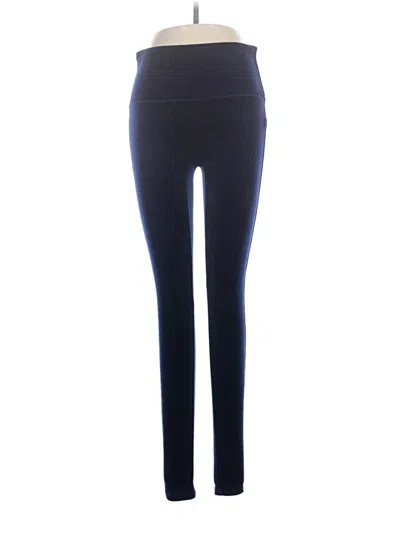 Pre-owned Spanx Active Pants In Blue