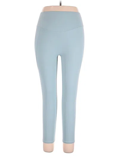 Pre-owned Spanx Active Pants In Blue