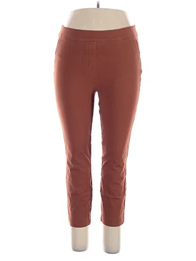 Pre-owned Spanx Active Pants In Brown