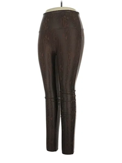 Pre-owned Spanx Active Pants In Brown