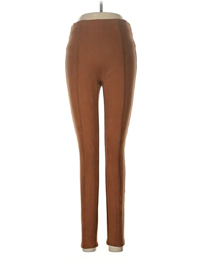 Pre-owned Spanx Active Pants In Brown