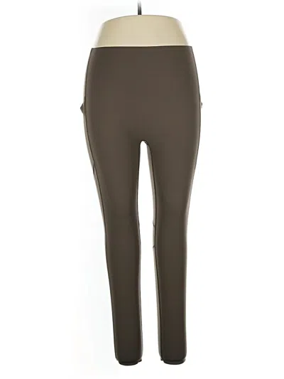 Pre-owned Spanx Active Pants In Brown