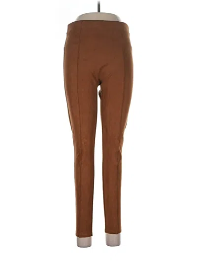 Pre-owned Spanx Active Pants In Brown