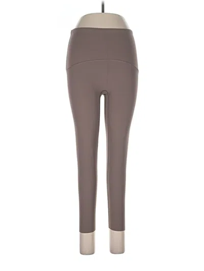 Pre-owned Spanx Active Pants In Brown