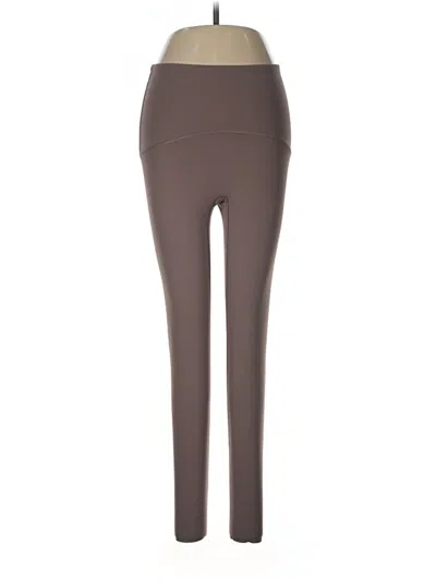 Pre-owned Spanx Active Pants In Brown