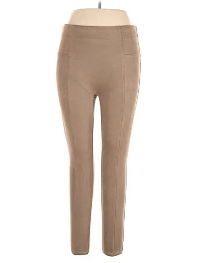 Pre-owned Spanx Active Pants In Brown