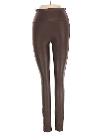 Pre-owned Spanx Active Pants In Brown