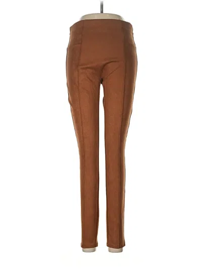 Pre-owned Spanx Active Pants In Brown