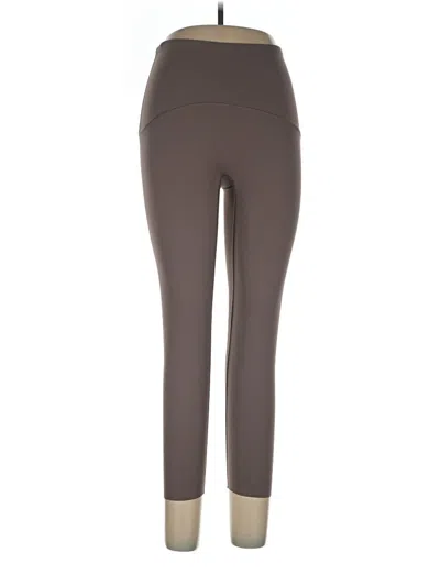 Pre-owned Spanx Active Pants In Brown
