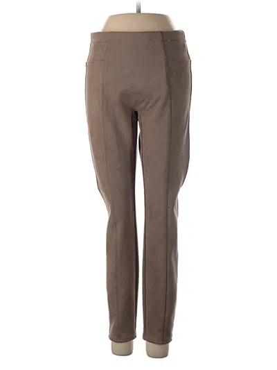 Pre-owned Spanx Active Pants In Brown
