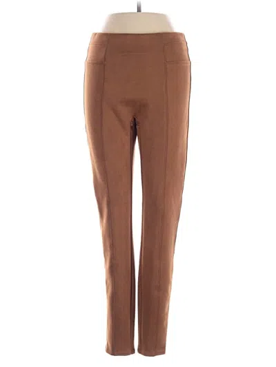 Pre-owned Spanx Active Pants In Brown
