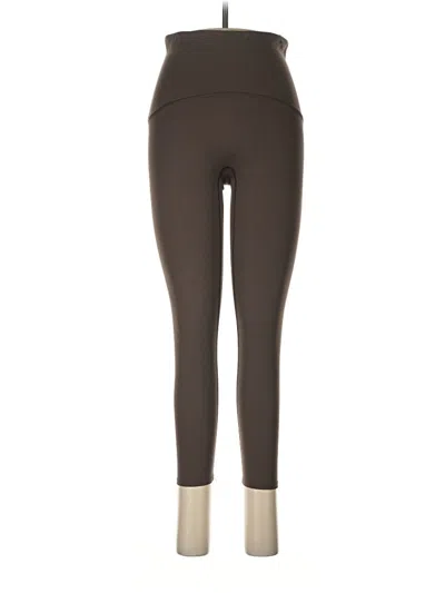 Pre-owned Spanx Active Pants In Brown