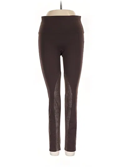 Pre-owned Spanx Active Pants In Brown