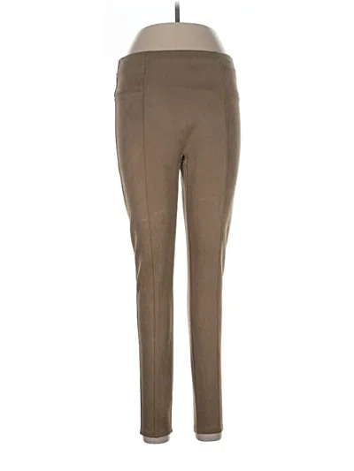 Pre-owned Spanx Active Pants In Brown