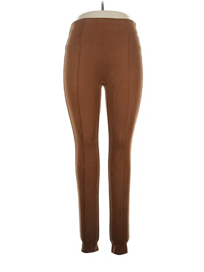 Pre-owned Spanx Active Pants In Brown