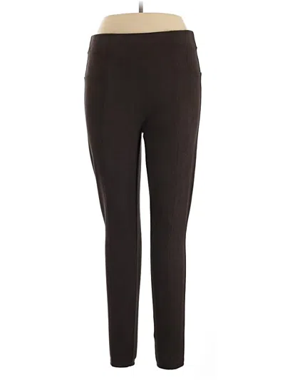Pre-owned Spanx Active Pants In Brown